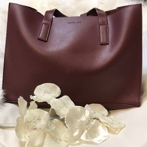 Rachel Zoe Arialith Burgundy Tote Bag